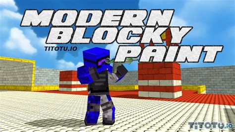 Challenge players from all around the planet in this wild multiplayer action game. . Modern blocky paint unblocked 66